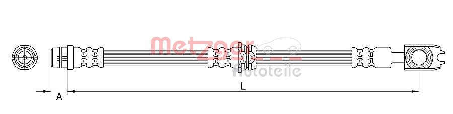 METZGER Gumifékcső 4116205_METZ